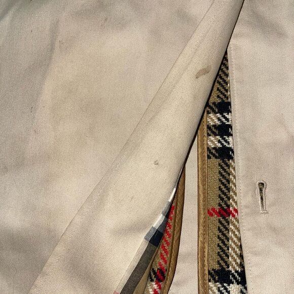 Vintage Burberrys London khaki trench coat size 50 regular - Picture 14 of 14
